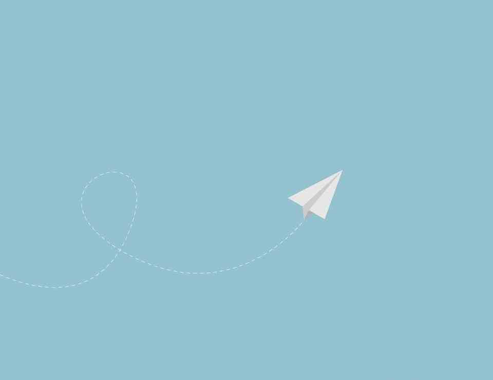 minimal-flying-paper-plane